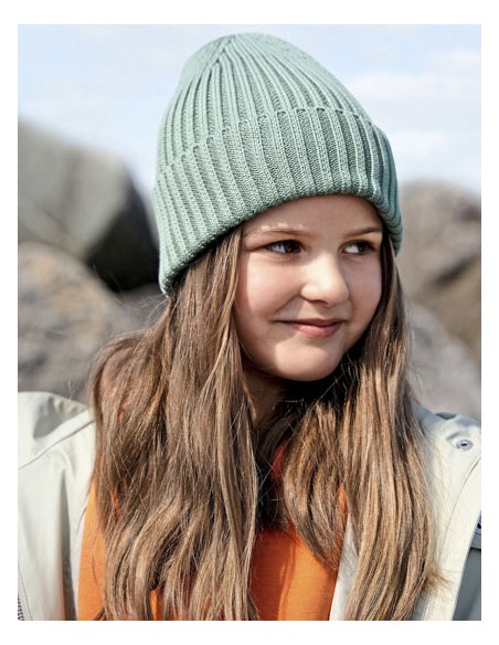 BEE-B341B-Organic Cotton Kids Beanie 2